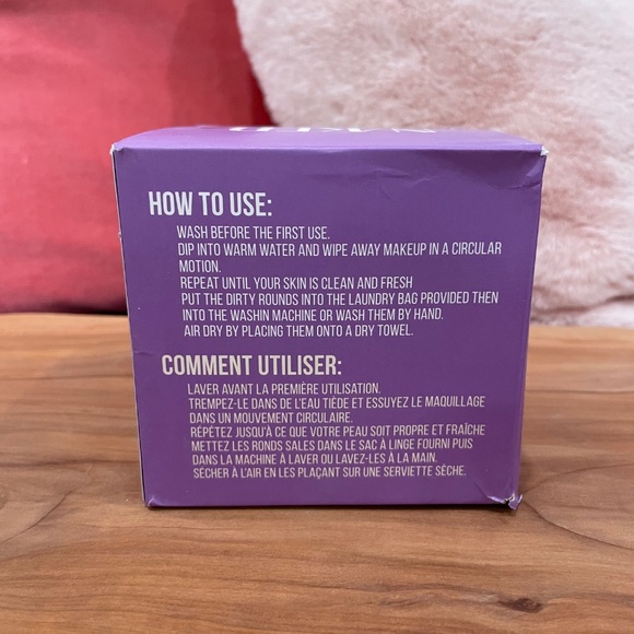 New in Box EVERGOODS 16 Reusable Bamboo Makeup Remover Rounds in Bamboo Holder - Picture 13 of 14